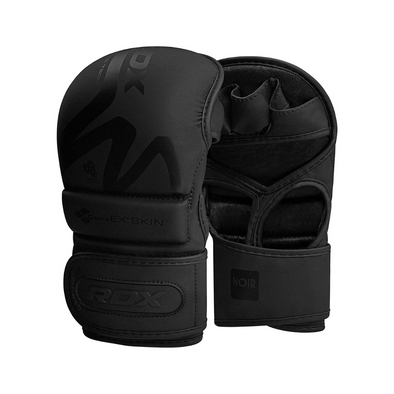 RDX T15 NOIR HYBRID MMA GRAPPLING GLOVES WITH BEST KNUCKLE PROTECTION