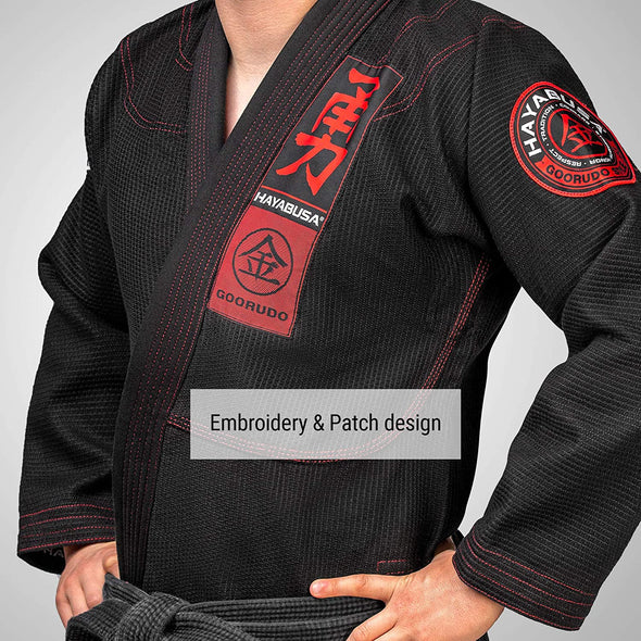 HAYABUSA GOORUDO 3 GOLD WEAVE JIU JITSU GI