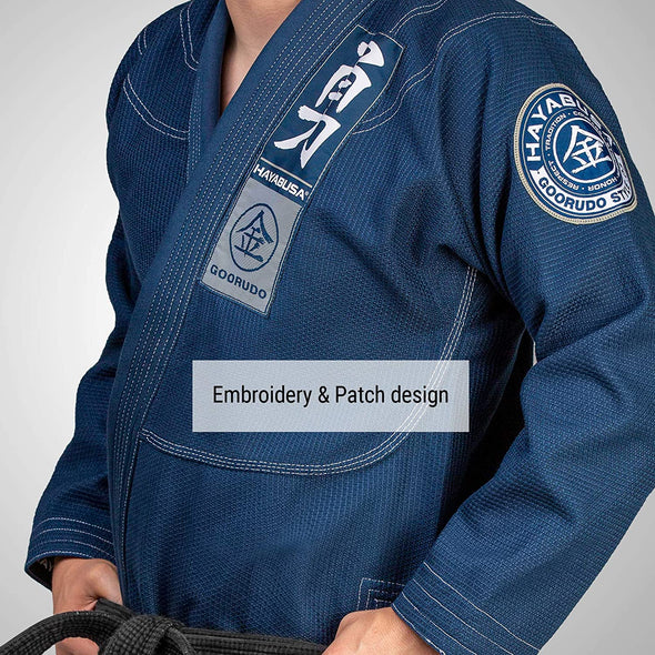 HAYABUSA GOORUDO 3 GOLD WEAVE JIU JITSU GI