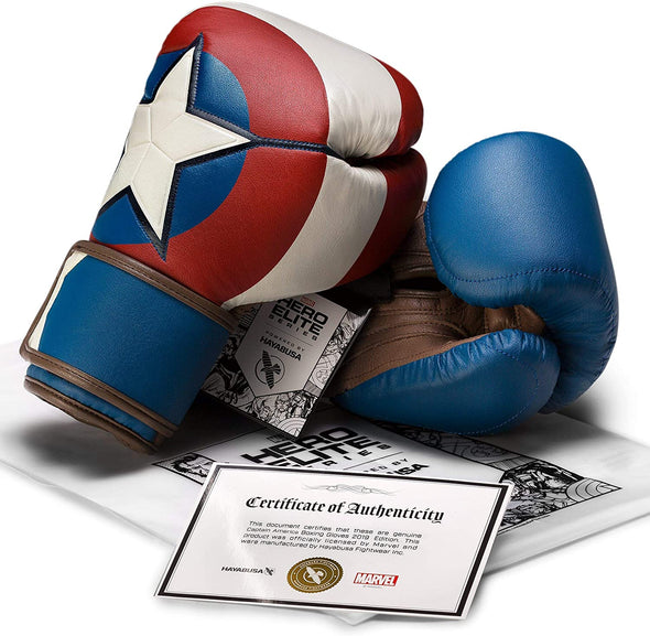 HAYABUSA MARVEL'S CAPTAIN AMERICA BOXING GLOVES