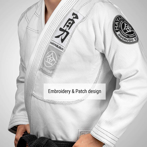 HAYABUSA GOORUDO 3 GOLD WEAVE JIU JITSU GI