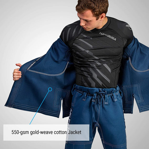 HAYABUSA GOORUDO 3 GOLD WEAVE JIU JITSU GI