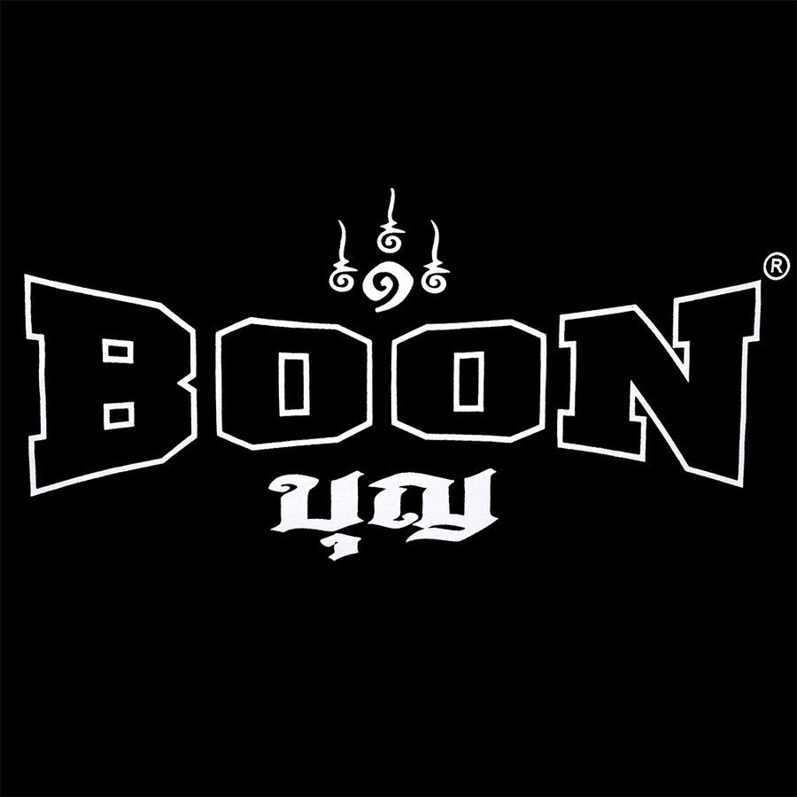 BOON MUAY THAI SHORTS - MT09 BLACK
