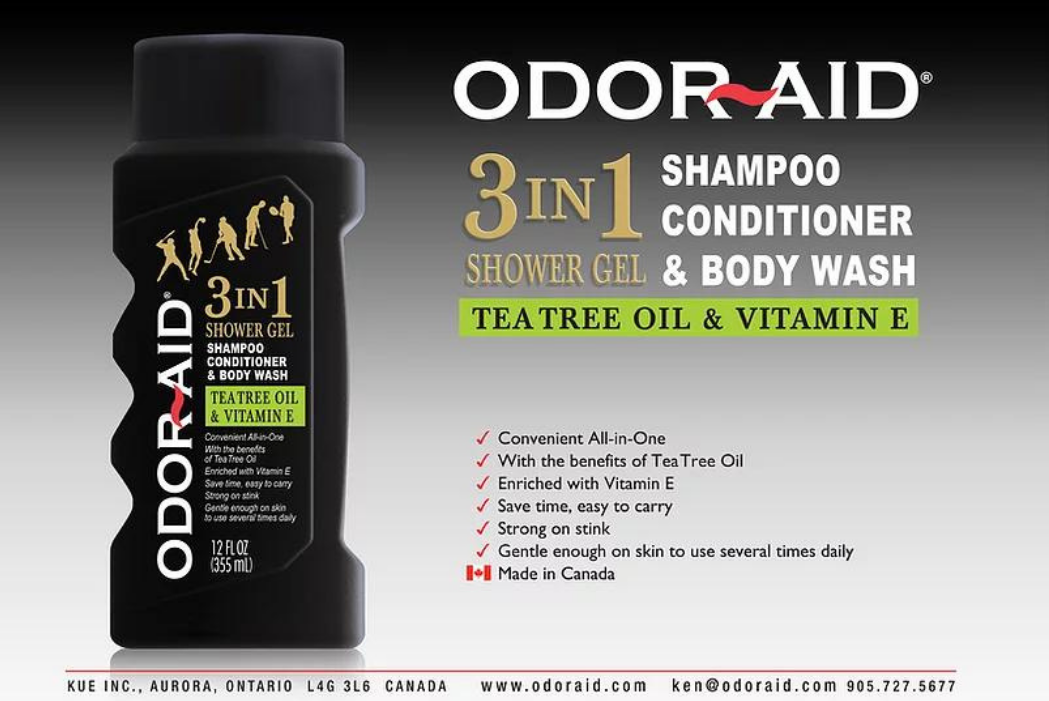 ODOR AID 3-in-1 SHOWER GEL