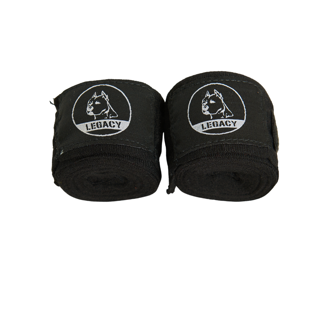 Adult Legacy Mexican Style Handwraps, 180-inch elastic boxing wraps in multiple colors with Velcro closure for wrist and knuckle support during training
