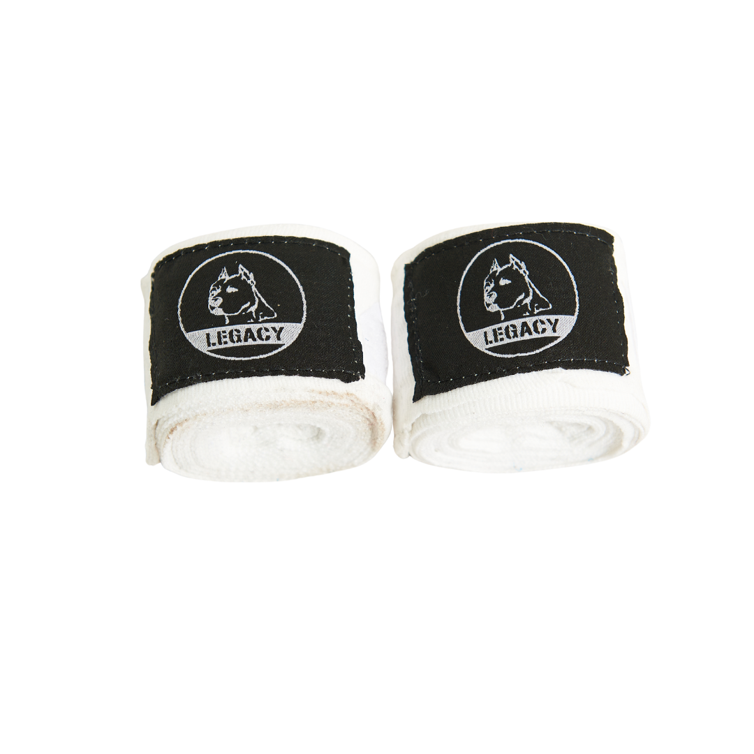 Adult Legacy Mexican Style Handwraps, 180-inch elastic boxing wraps in multiple colors with Velcro closure for wrist and knuckle support during training