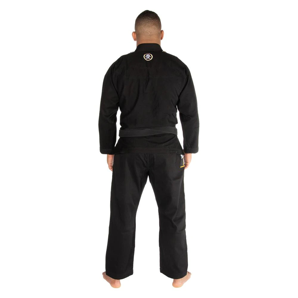 TATAMI NOVA ABSOLUTE BLACK GI - FREE WHITE BELT