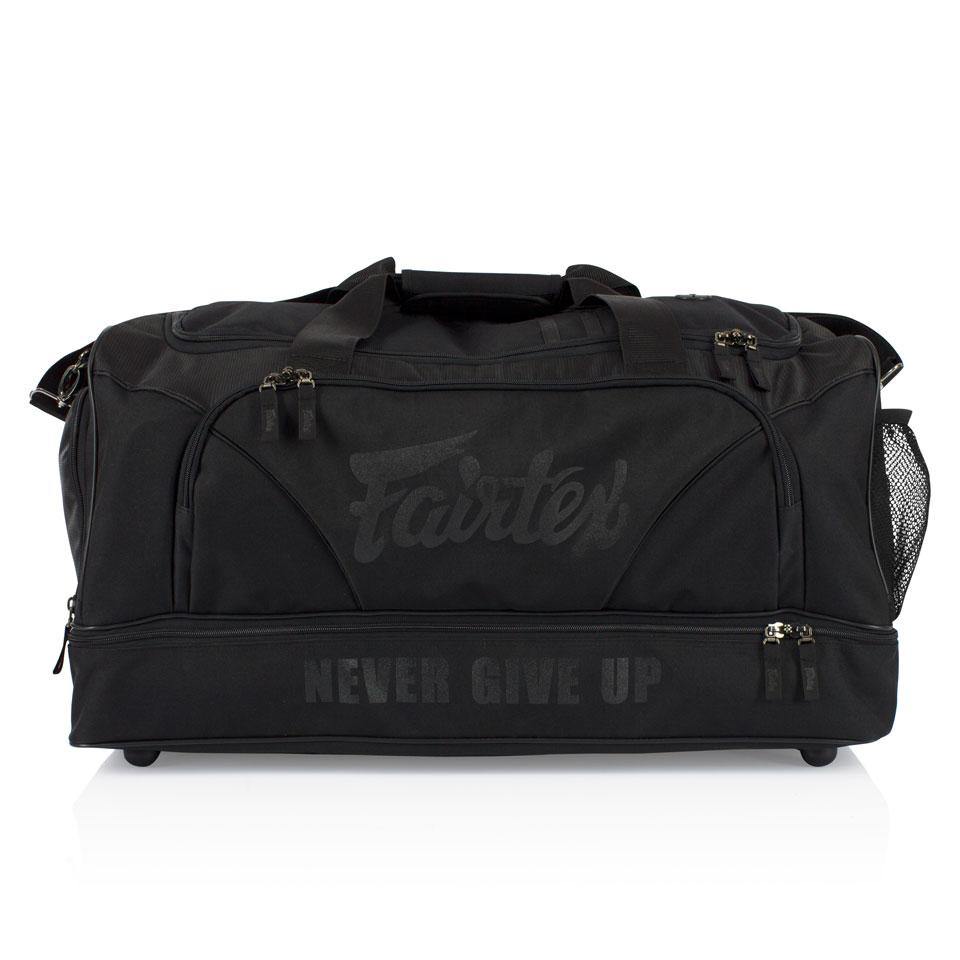 FAIRTEX BLACK HEAVY DUTY GYM BAG - BAG2 - LEGACY FIGHT APPAREL