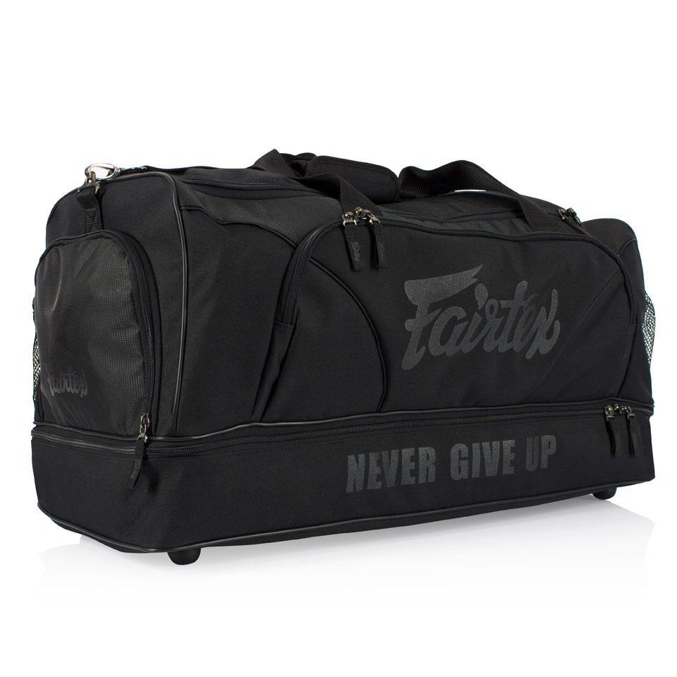 FAIRTEX BLACK HEAVY DUTY GYM BAG - BAG2 - LEGACY FIGHT APPAREL
