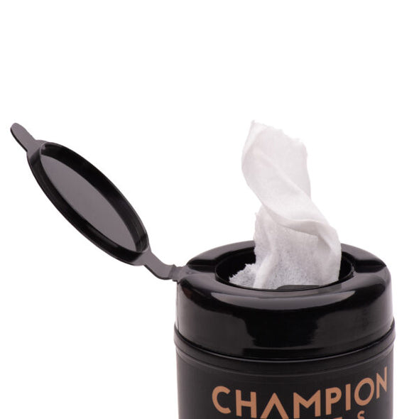 CHAMPION WIPES – BOXING GLOVE CLEANING WIPES - 45 WIPES