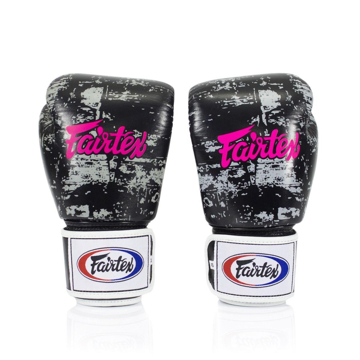 Fairtex Dark Cloud Boxing Gloves BVG1, microfiber leather Muay Thai gloves with storm design, ideal for boxing and kickboxing training