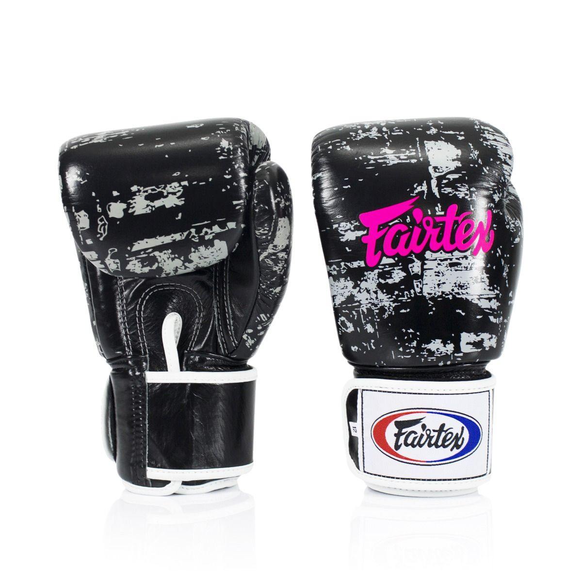 Fairtex Dark Cloud Boxing Gloves BVG1, microfiber leather Muay Thai gloves with storm design, ideal for boxing and kickboxing training