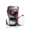 Fairtex The Beauty of Survival Boxing Gloves BGV24, limited edition Muay Thai gloves with artwork by P7, microfiber leather, includes nylon bag or wooden box