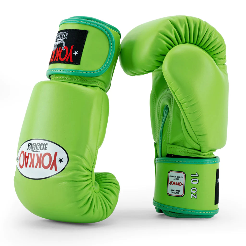 YOKKAO Matrix Boxing Gloves, handmade in Thailand with premium synthetic leather, ideal for Muay Thai, kickboxing, and boxing training