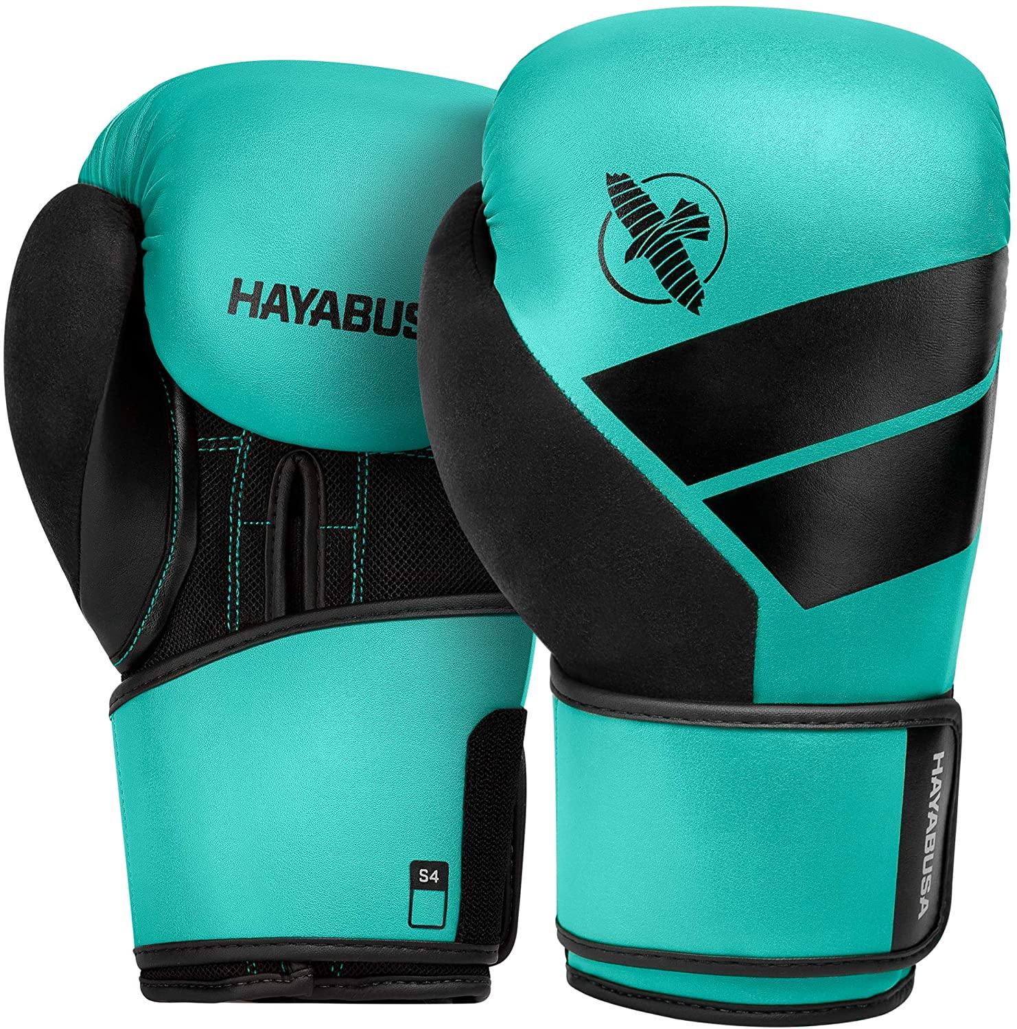 Hayabusa S4 Black Boxing Gloves – Beginner-Friendly Training Gloves for Boxing, Kickboxing, and Fitness Workouts