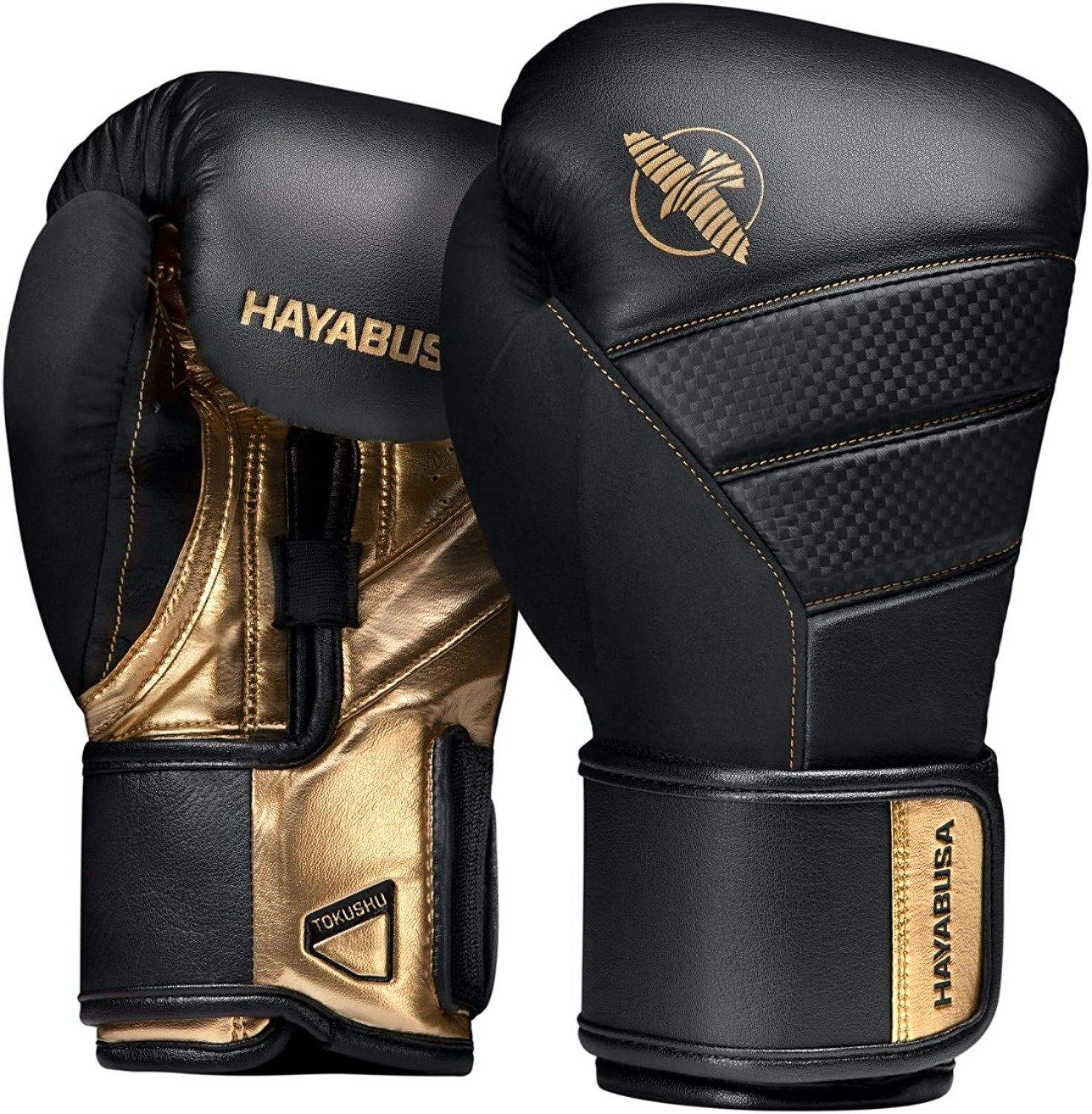 Hayabusa T3 Boxing Gloves Gold Black – Premium Boxing Gloves with Advanced Wrist Support and Ergonomic Fit for Training and Sparring