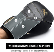 Hayabusa T3 Boxing Gloves Gold Black – Premium Boxing Gloves with Advanced Wrist Support and Ergonomic Fit for Training and Sparring