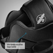 Hayabusa T3 Headgear for Boxing, Muay Thai & MMA – Full Coverage Sparring Helmet with Premium Leather, Cheek Protection & Adjustable Fit 