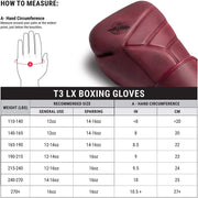 Hayabusa T3 LX Boxing Gloves in Brown – Premium Leather Sparring Gloves for Boxing, Muay Thai, and Kickboxing Training
