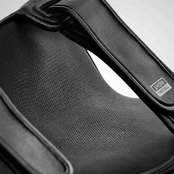 Hayabusa T3 Striking Shin Guards for Muay Thai , Kickboxing, and MMA training with durable Vylar leather and non-slip silicone lining