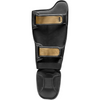 Hayabusa T3 Striking Shin Guards for Muay Thai , Kickboxing, and MMA training with durable Vylar leather and non-slip silicone lining
