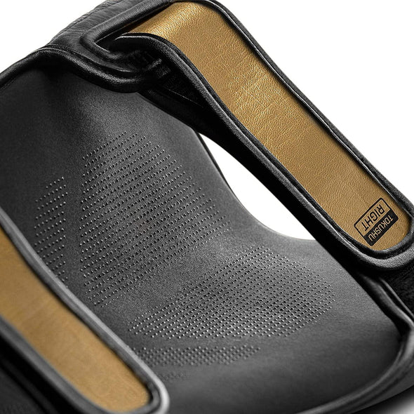 Hayabusa T3 Striking Shin Guards for Muay Thai , Kickboxing, and MMA training with durable Vylar leather and non-slip silicone lining
