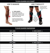 Hayabusa T3 Striking Shin Guards for Muay Thai and MMA training with durable Vylar leather and non-slip silicone lining