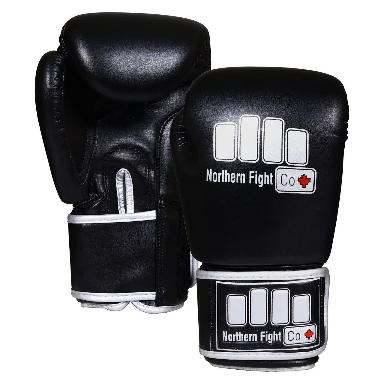 North Fight Co NFC Boxing Gloves – Durable Synthetic Leather Gloves with Secure Wrist Strap and Shock-Absorbing Padding for Boxing, Muay Thai, and Kickboxing