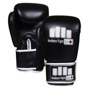 North Fight Co NFC Boxing Gloves – Durable Synthetic Leather Gloves with Secure Wrist Strap and Shock-Absorbing Padding for Boxing, Muay Thai, and Kickboxing