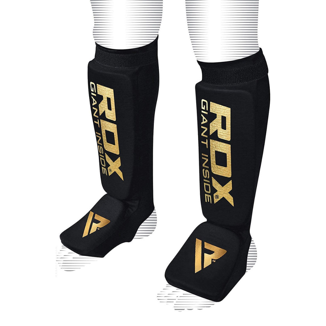 rdx gel padded sock shin guards for muay thai mma kickboxing lightweight supreme shock absorption with secure fit