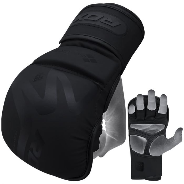RDX T15 NOIR HYBRID MMA GRAPPLING SHOOTER GLOVES WITH BEST KNUCKLE PROTECTION