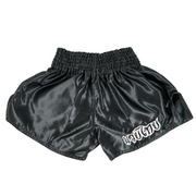Team Legacy Muay Thai shorts premium satin embroidered fightwear
