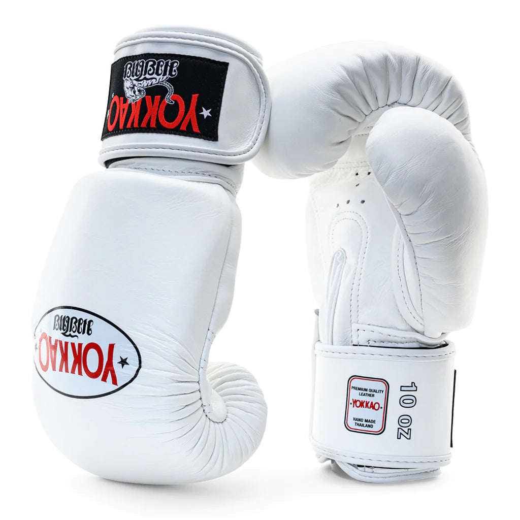YOKKAO Matrix Boxing Gloves, handmade in Thailand with premium synthetic leather, ideal for Muay Thai, kickboxing, and boxing training