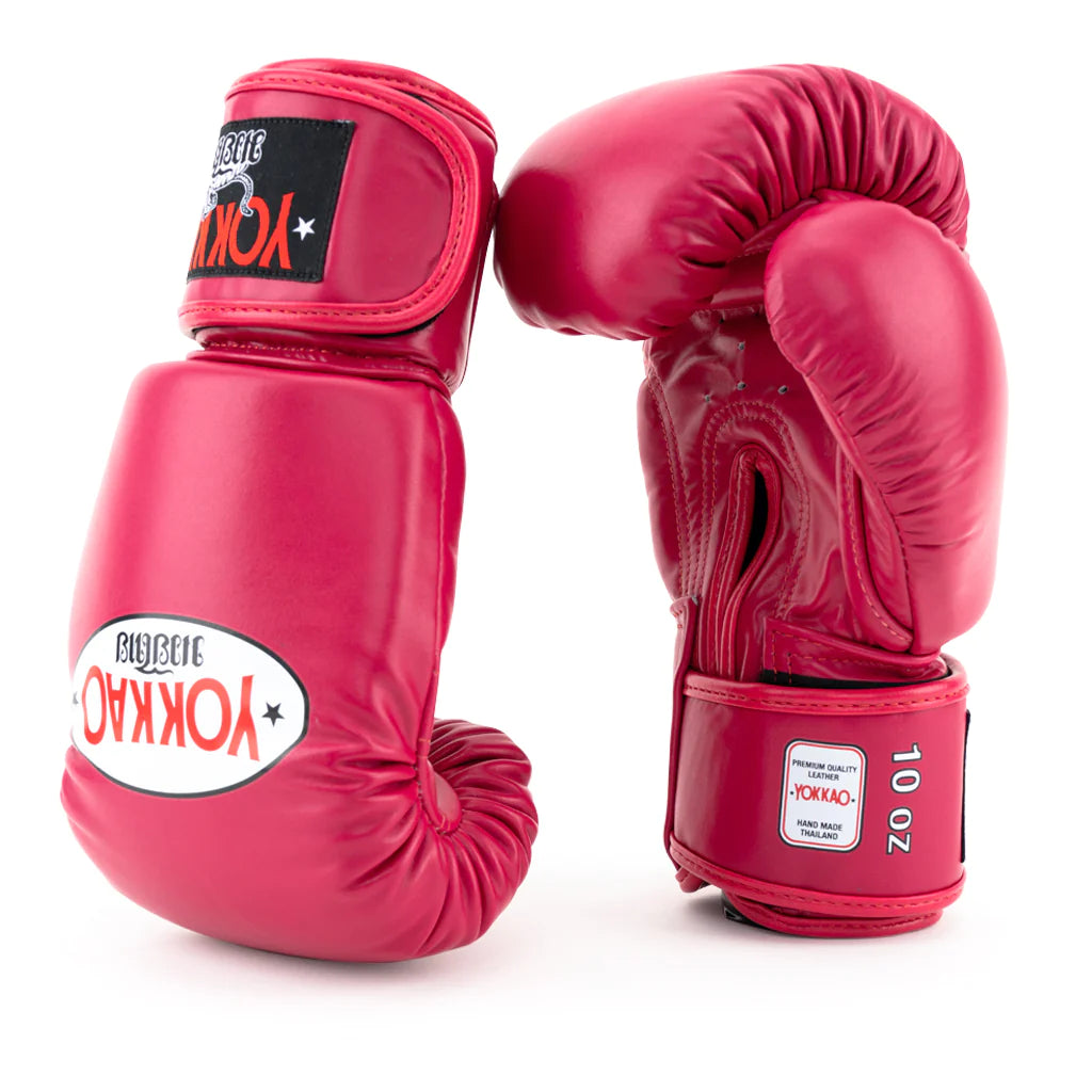 YOKKAO Matrix Boxing Gloves, handmade in Thailand with premium synthetic leather, ideal for Muay Thai, kickboxing, and boxing training